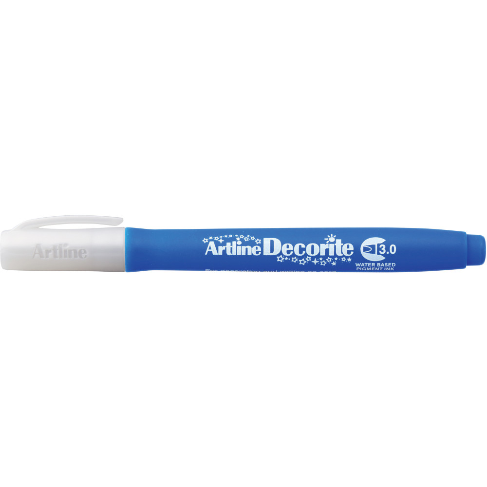 Artline Decorite Markers 3.0mm Chisel Standard Blue Pack Of 12
