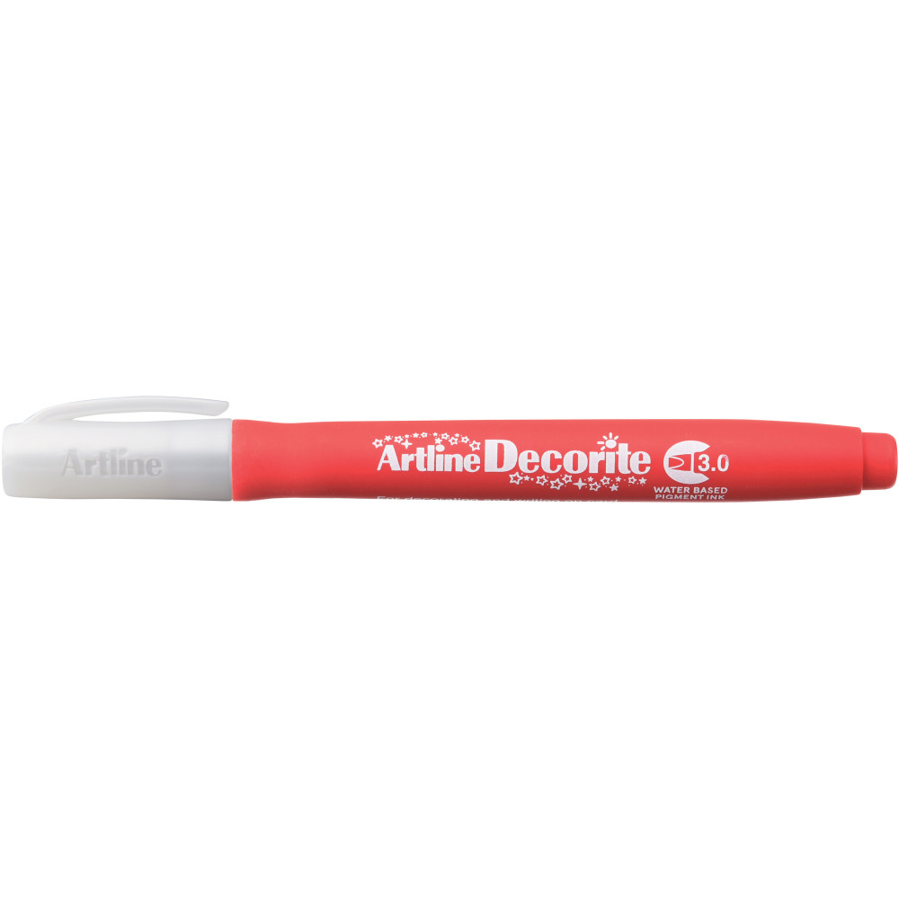 Artline Decorite Markers 3.0mm Chisel Standard Red Pack Of 12