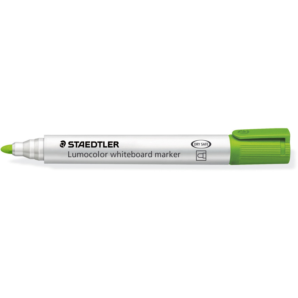 Staedtler Lumocolor Whiteboard Marker 351 Bullet Point Box of 10 Light Green