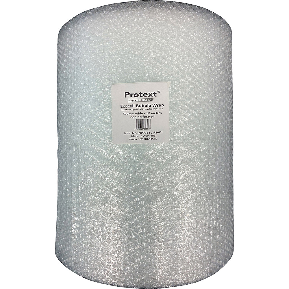 Protext Bubble Wrap Office Roll Non-Perforated 500mm x 50m Clear