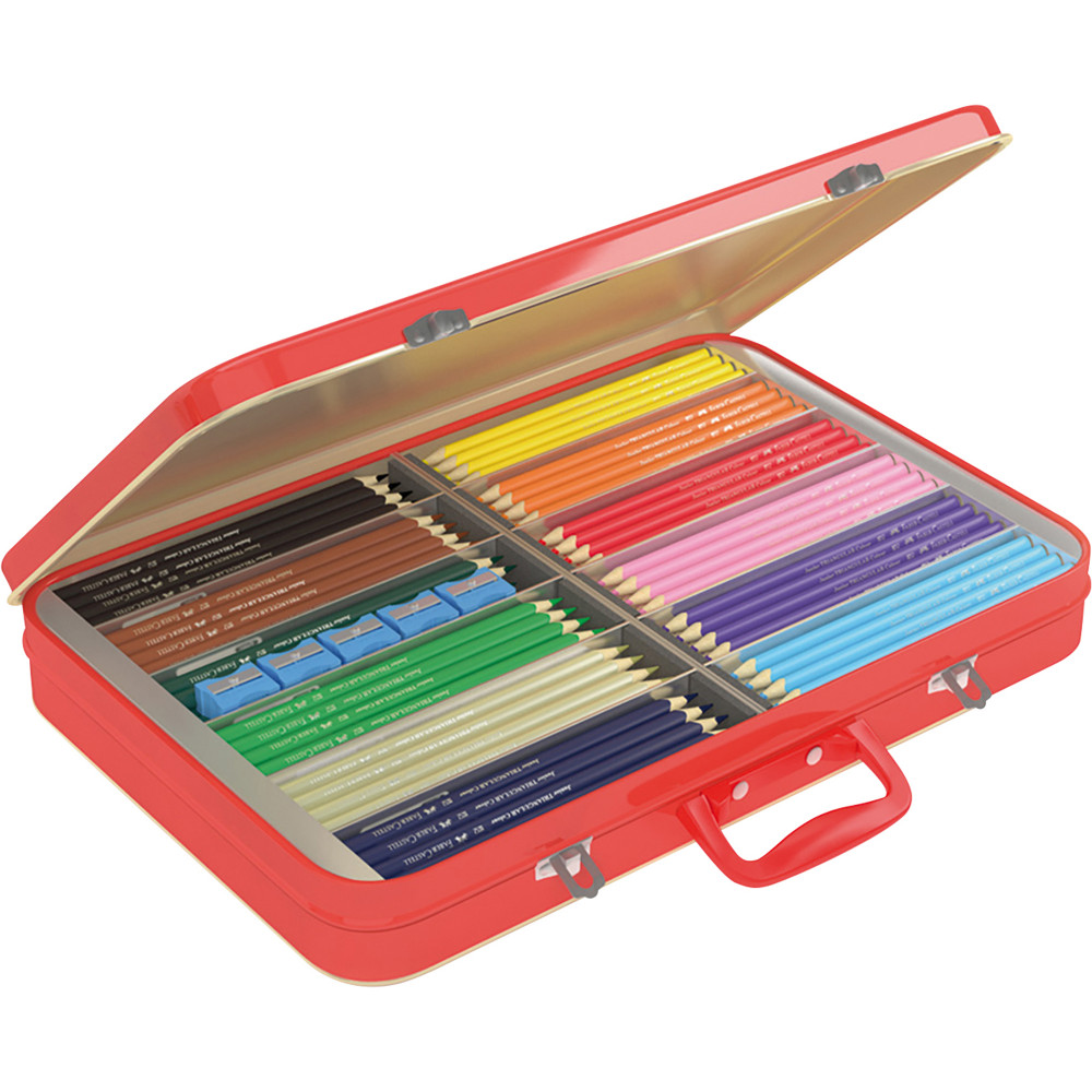 FABER-CASTELL JR TRI PENCILS Jr Triangular Class Pack 240s Junior Triangular