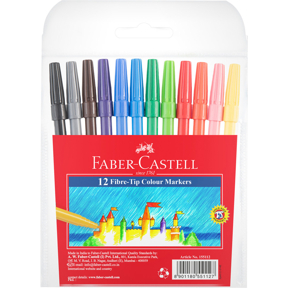 FABER-CASTELL PROJECT MAKERS Assorted wallet of 12