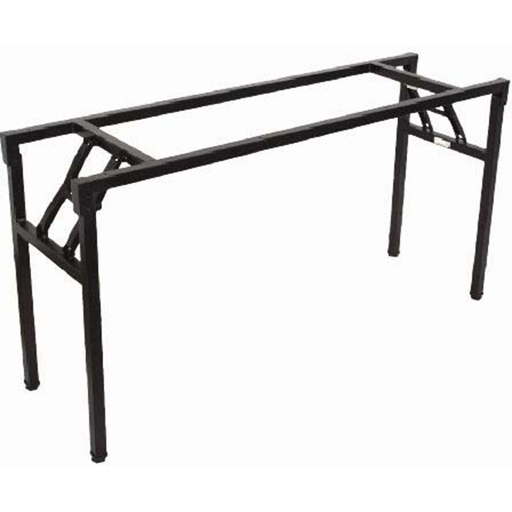 Heavy Duty Steel Folding Table Frame Only Suits Tops 1800Wx750D Black