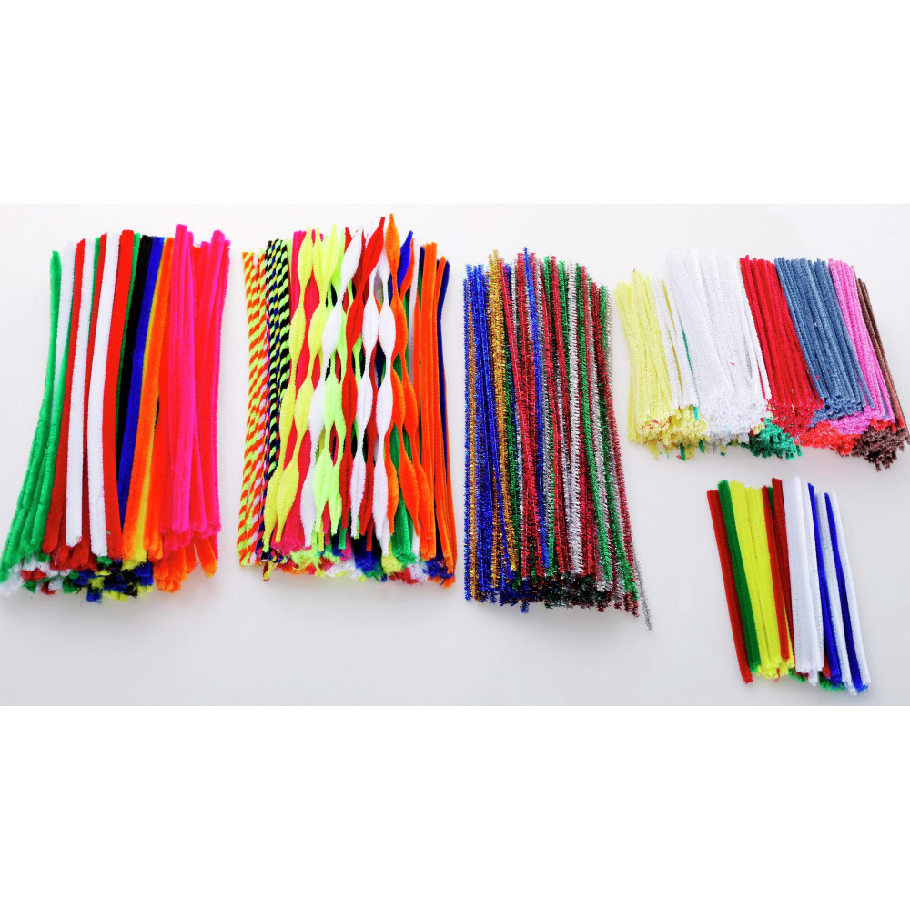 JASART PIPE CLEANERS Cotton Asstd Colours 15cm Pack of 1000