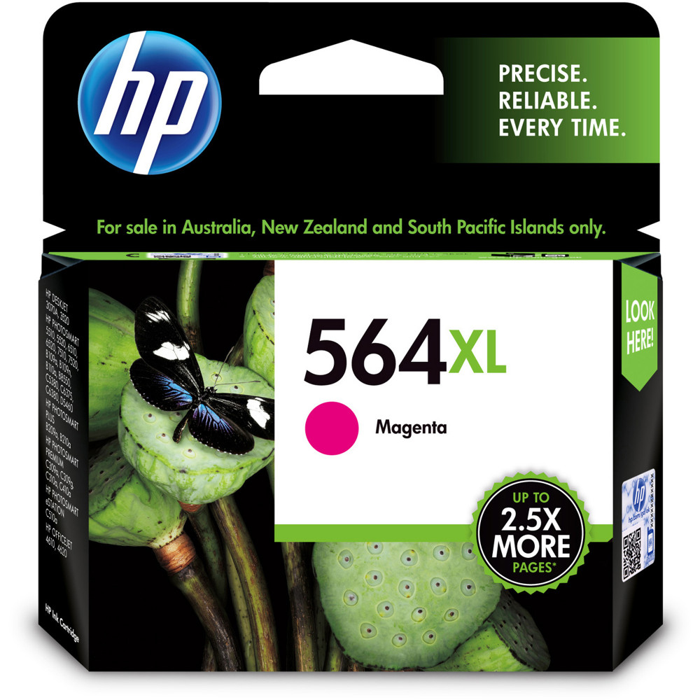 HP #564XL INKJET CARTRIDGE CB324WA, Magenta