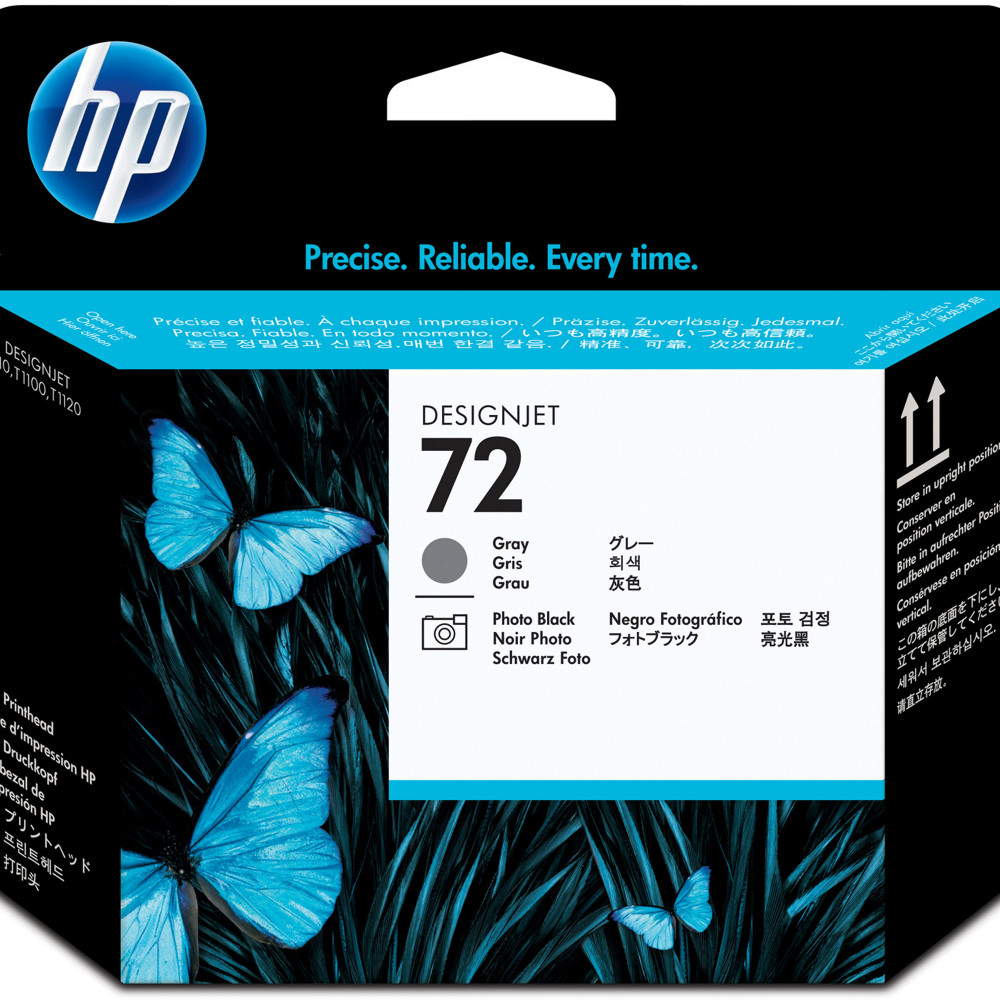 HP 72 PRINTHEAD Photo Black and Grey