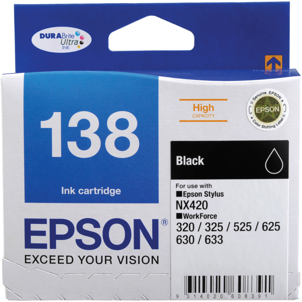 EPSON C13T138192 INK CARTRIDGE Hi Capacity Black