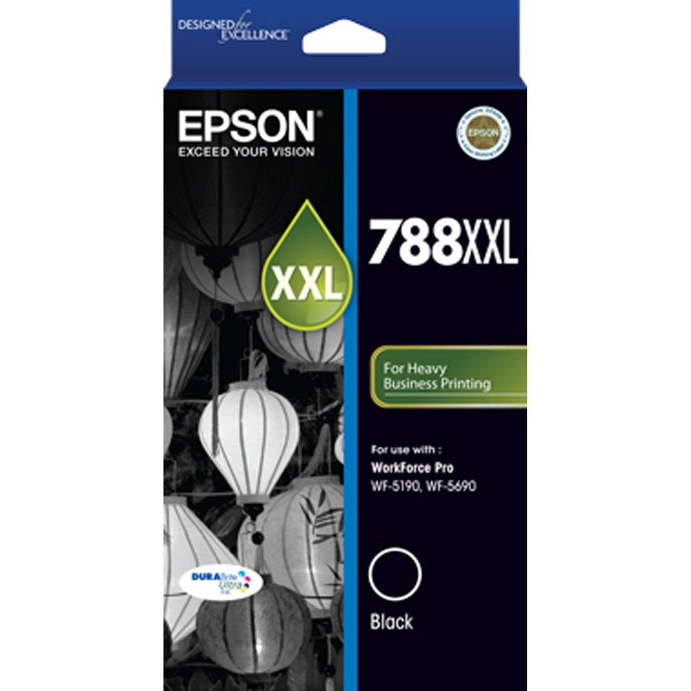 EPSON 788XXL INK CARTRIDGE Black 4,000 pages