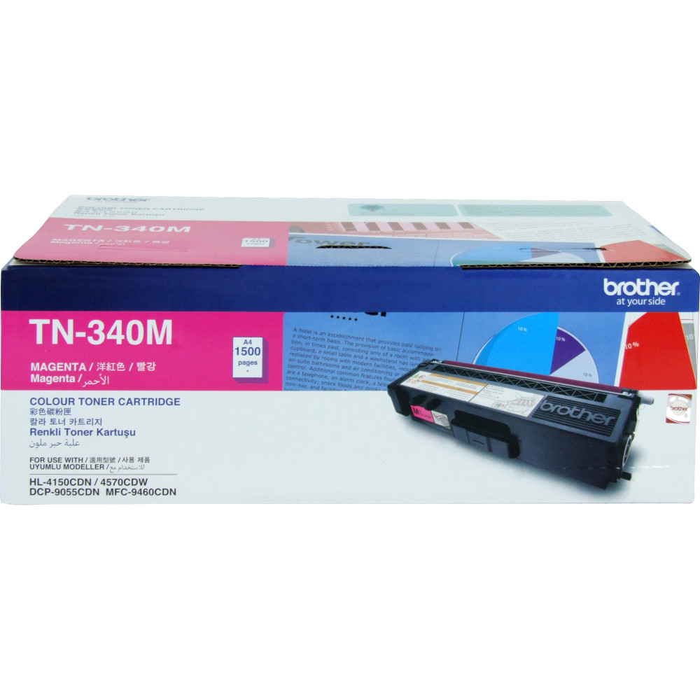 BROTHER TN340M TONER CARTRIDGE Magenta 1500Pg