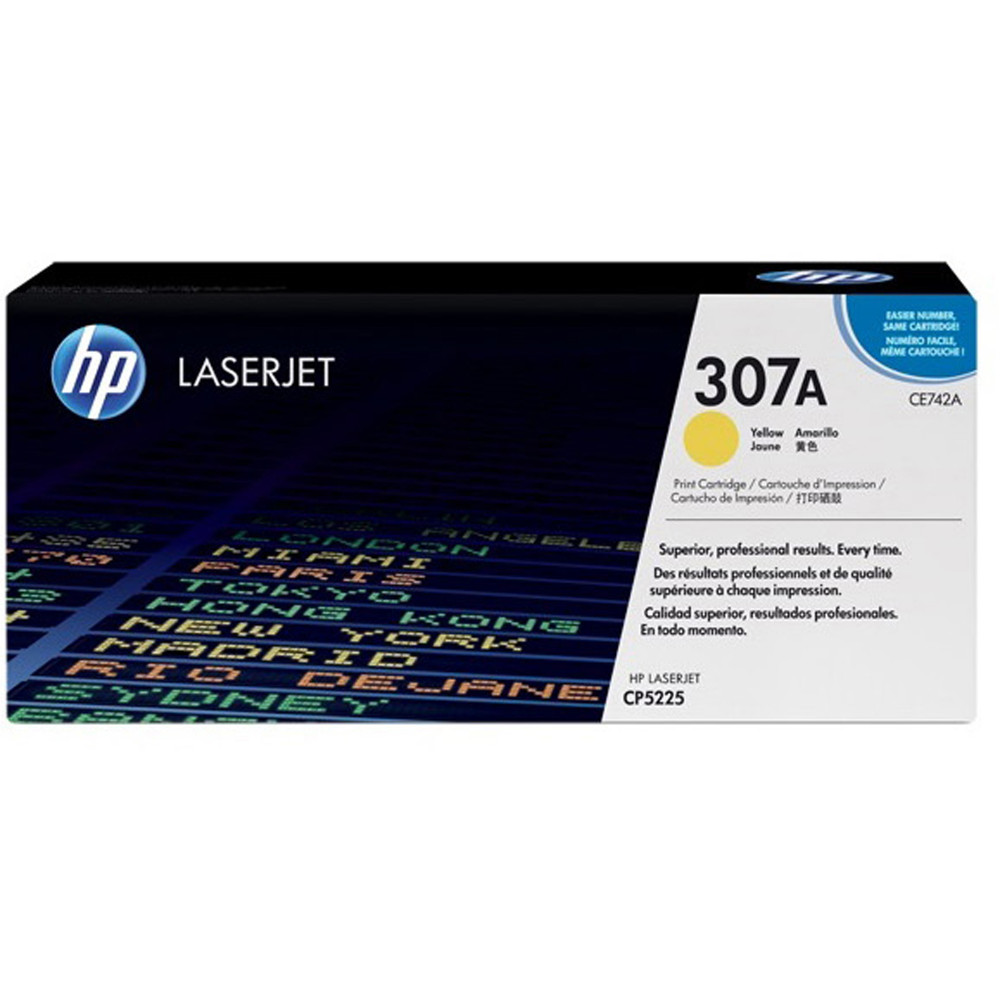 HP CE742A LASERJET CART Yellow