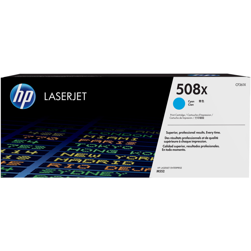 HP 508X TONER CARTRIDGE Cyan 9,500 pages
