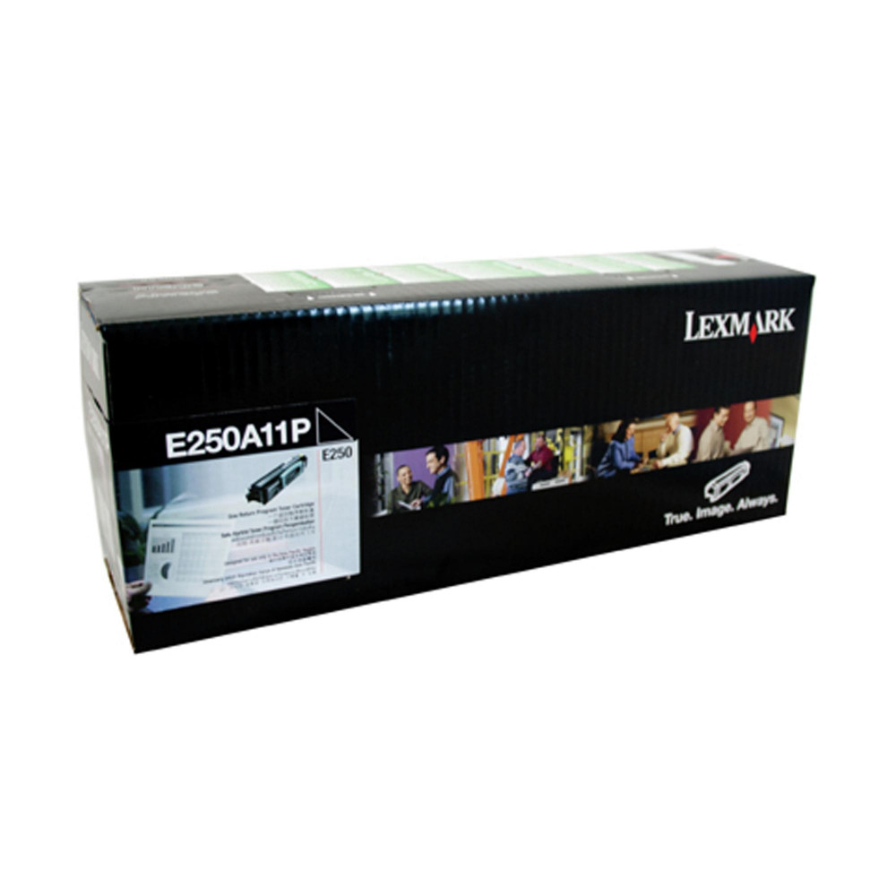 LEXMARK E250A11P TONER CART Prebate, Black