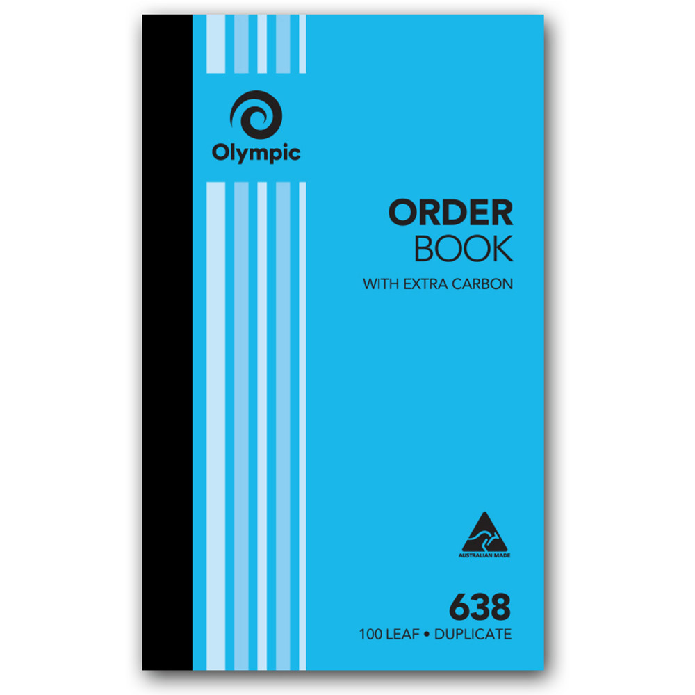 OLYMPIC CARBON ORDER BOOKS 638 Dup 100Leaf 200x125mm