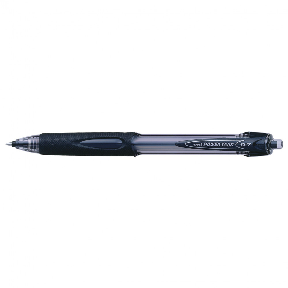 UNIBALL POWERTANK BALLPOINT Retractable,Fine 0.7mm Black