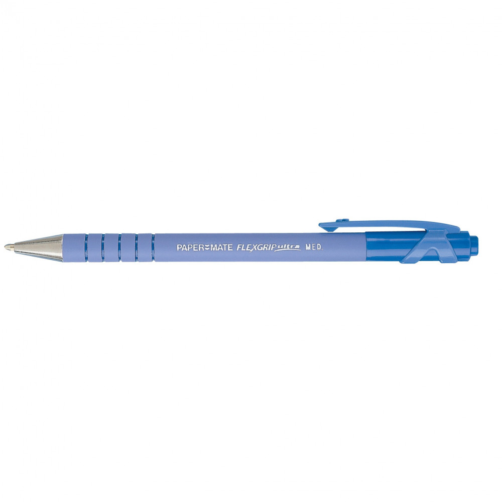 PAPERMATE FLEXGRIP ULTRA PEN Ball Retractable Medium Blue