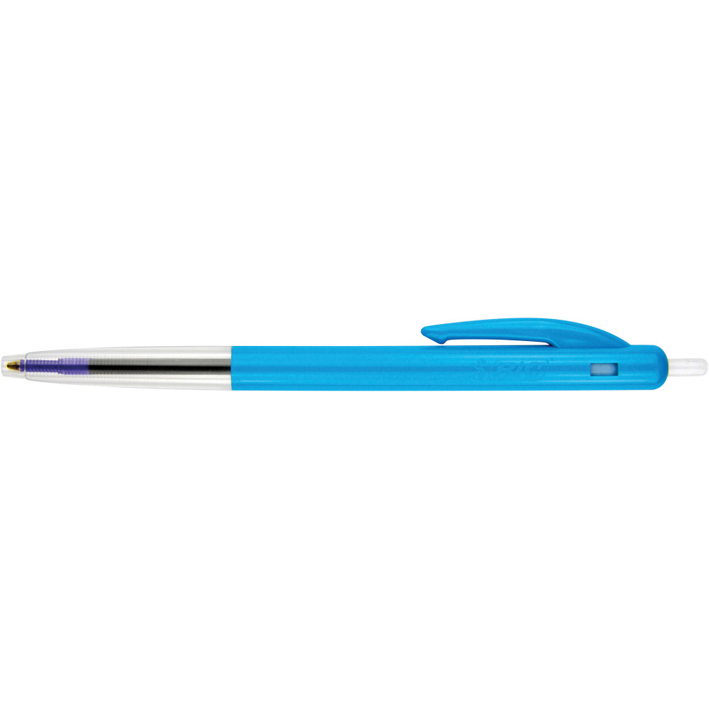 BIC CLIC BALLPOINT PEN Medium Blue Box of 10