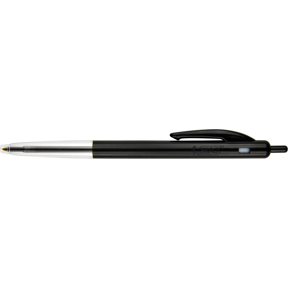BIC CLIC BALLPOINT PEN Medium Black Box of 10