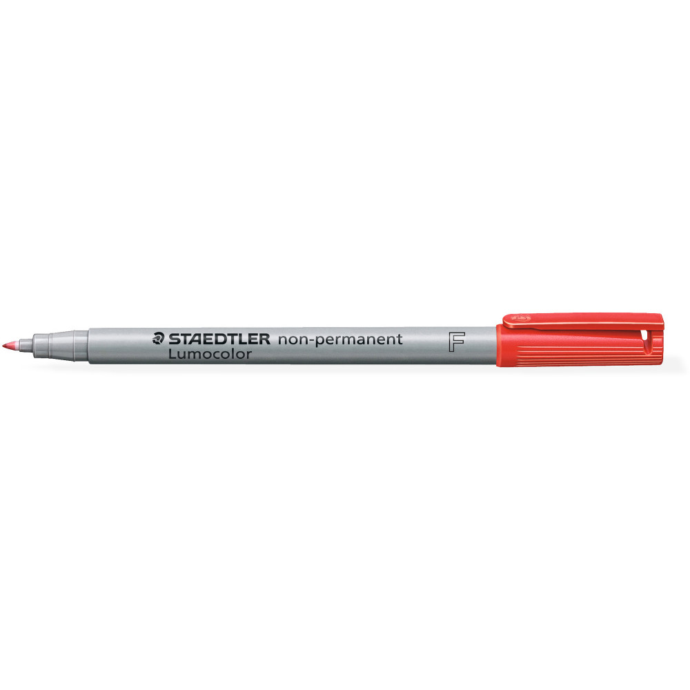 STAEDTLER 316 LUMOCOLOR PENS Non-Perm Fine 0.6mm Red