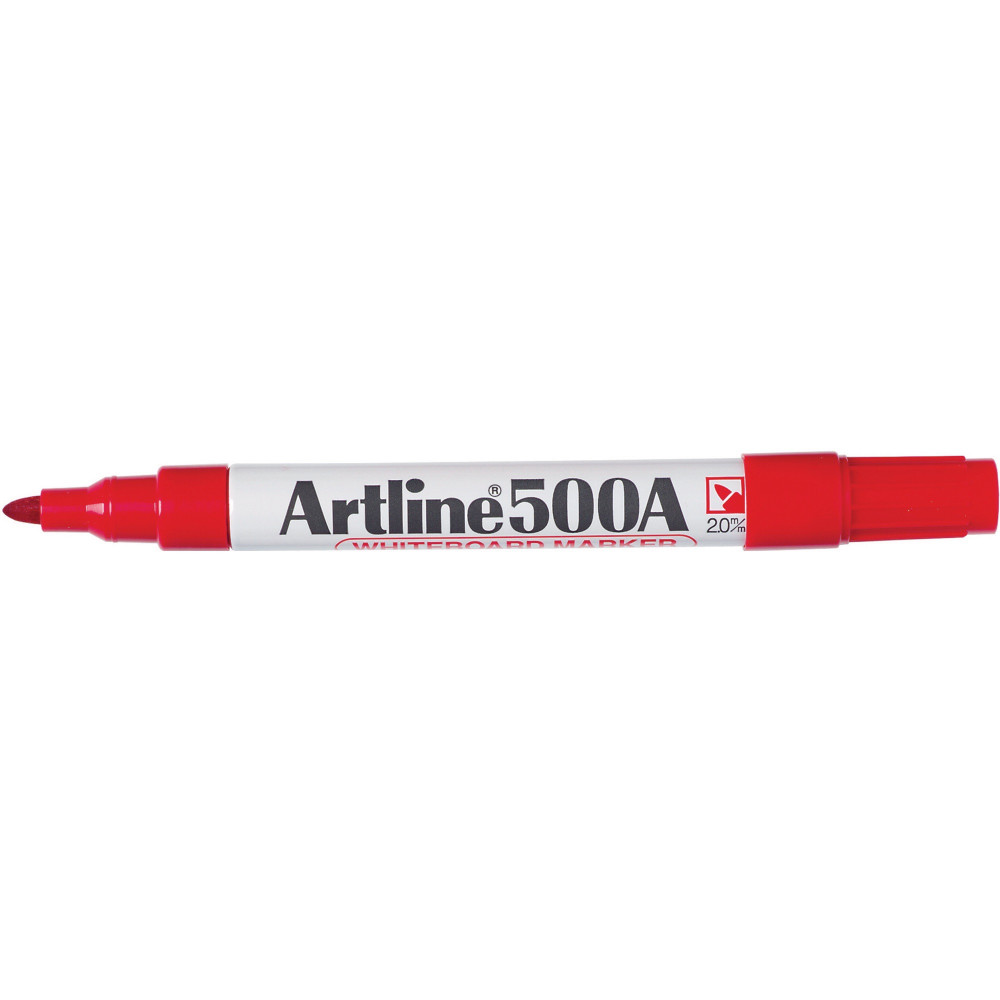ARTLINE 500A WHITEBOARD MARKER Med Bullet Red