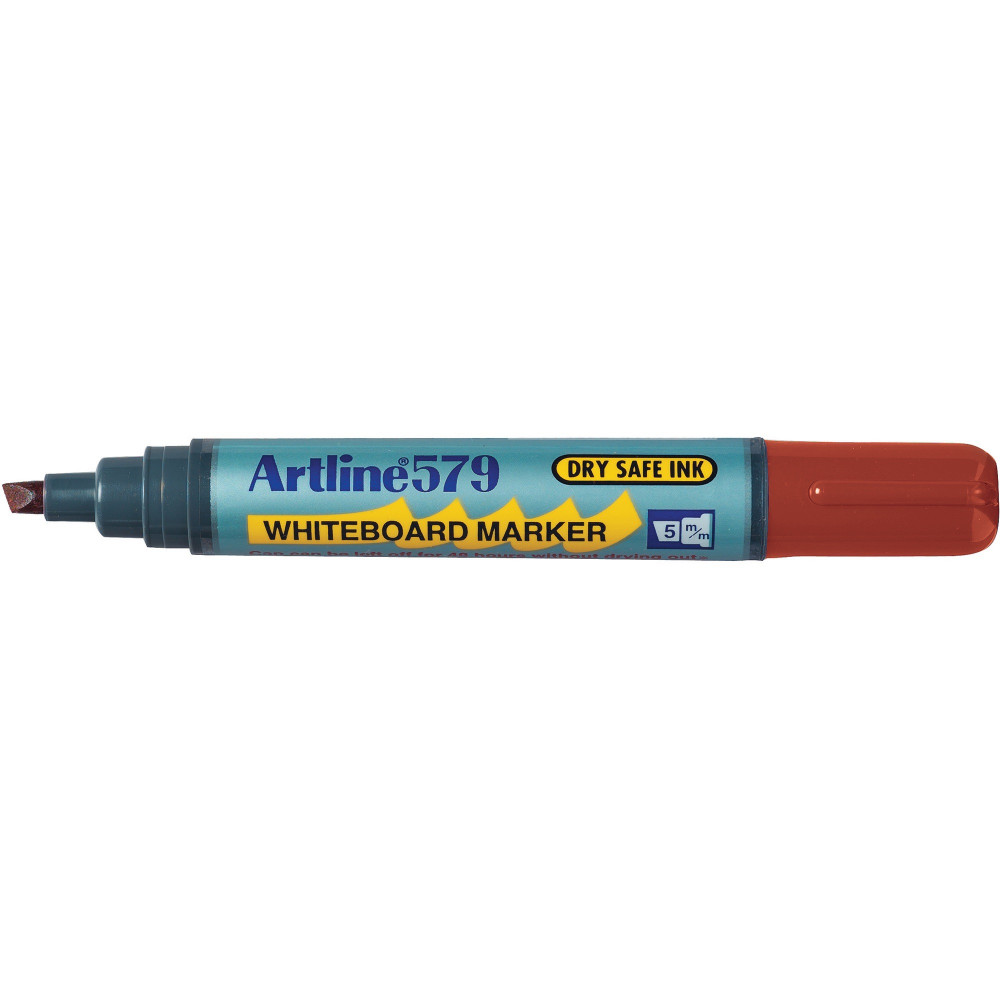 ARTLINE 579 WHITEBOARD MARKER Drysafe Med Chisel Brown