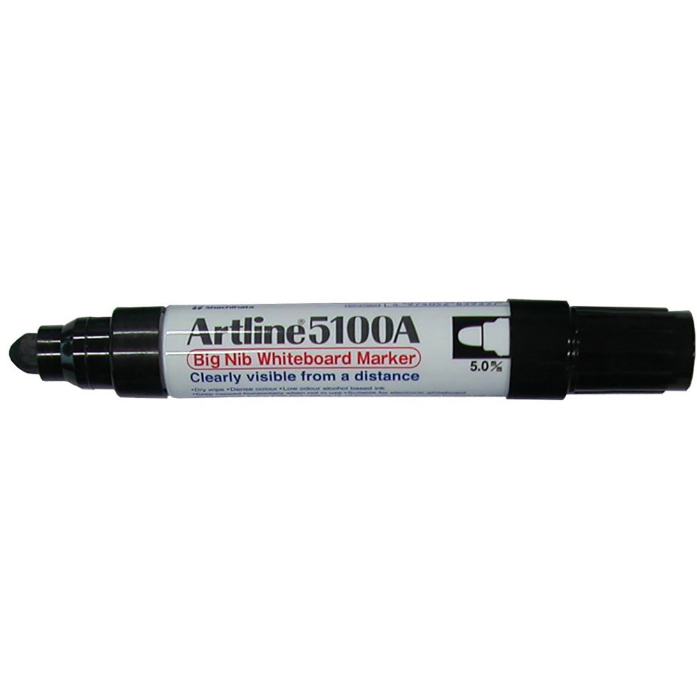ARTLINE 5100A WHITEBOARD MARKR Large Bullet Black