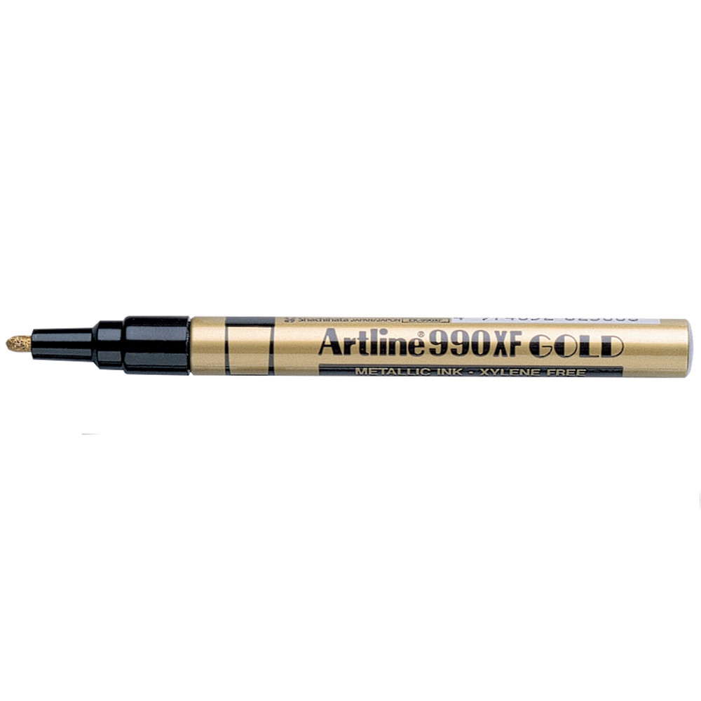 ARTLINE 990XF METALLIC MARKERS Fine Bullet Gold
