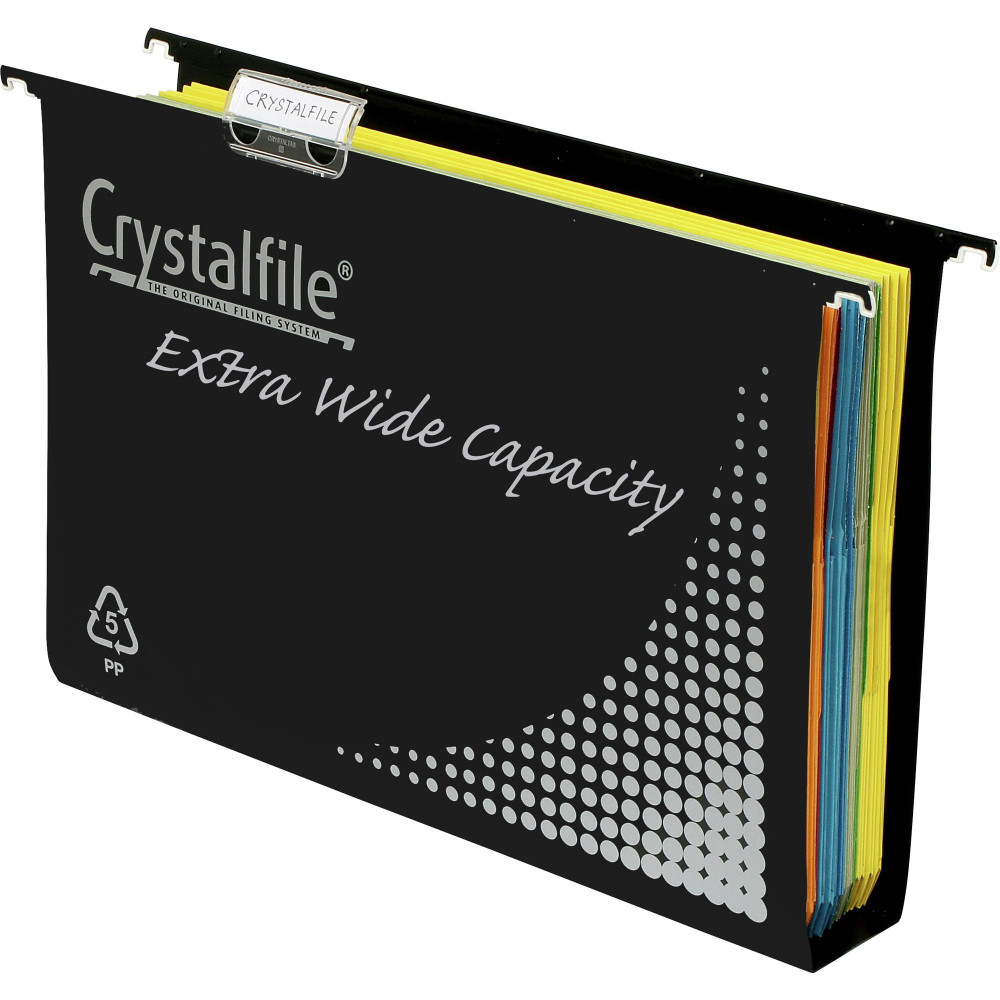 CRYSTALFILE SUSPENSION FILES PP Complete Extra Wide 50mm Polypropylene Box of 10