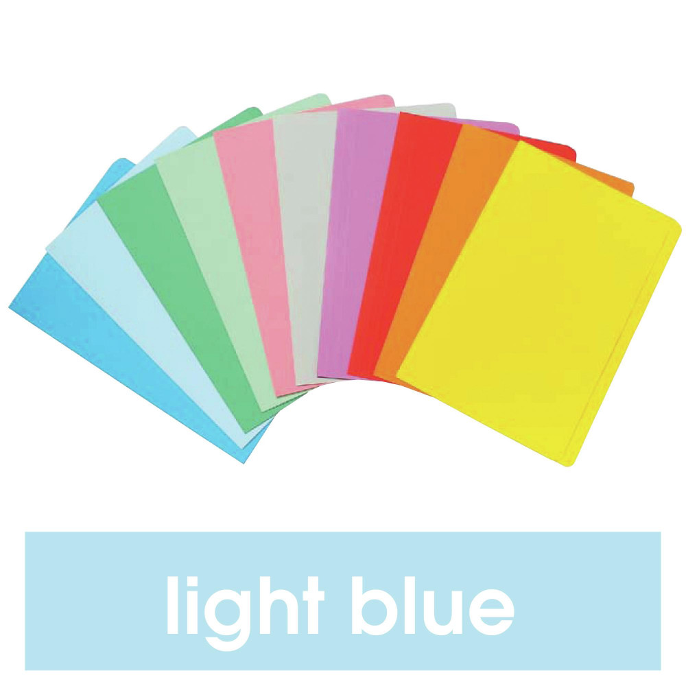 MARBIG MANILLA FOLDER F/Cap Light Blue Pack of 20