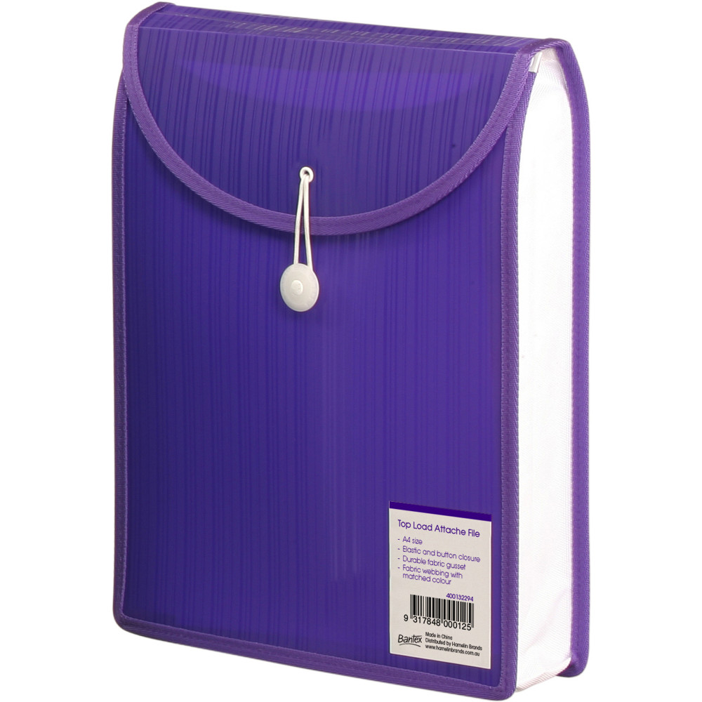 FOLDERMATE BARKODE TOP LOAD A4 Attache file Violet