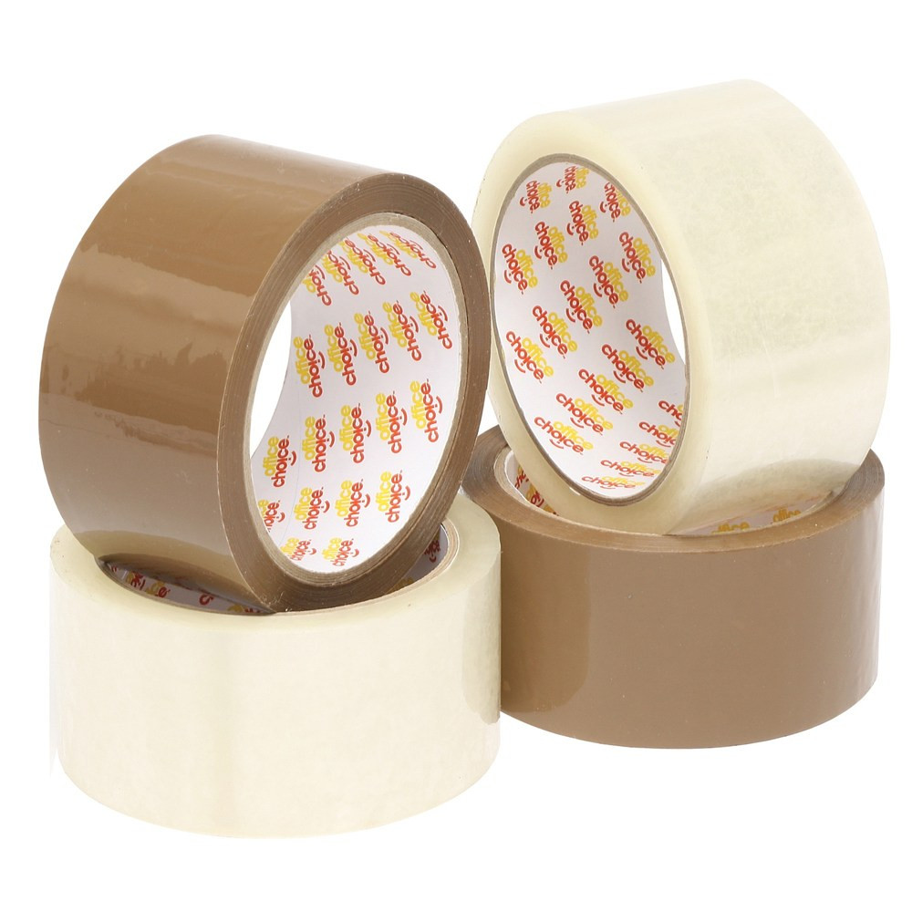 OFFICE CHOICE PACKAGING TAPE 48mmx75m Brown Pk6