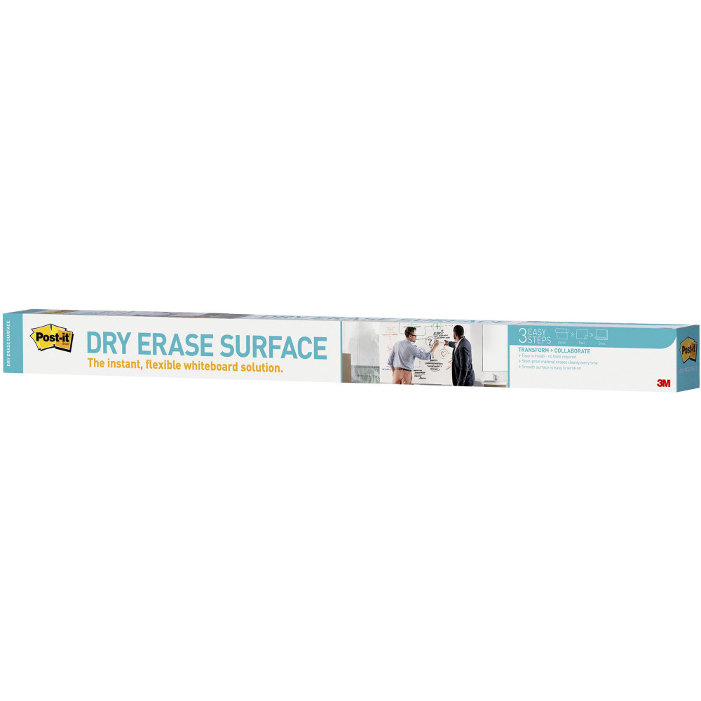 POST IT DRY ERASE SURFACE DEF8X4 2400x1200mm Whiteboard surface on a roll