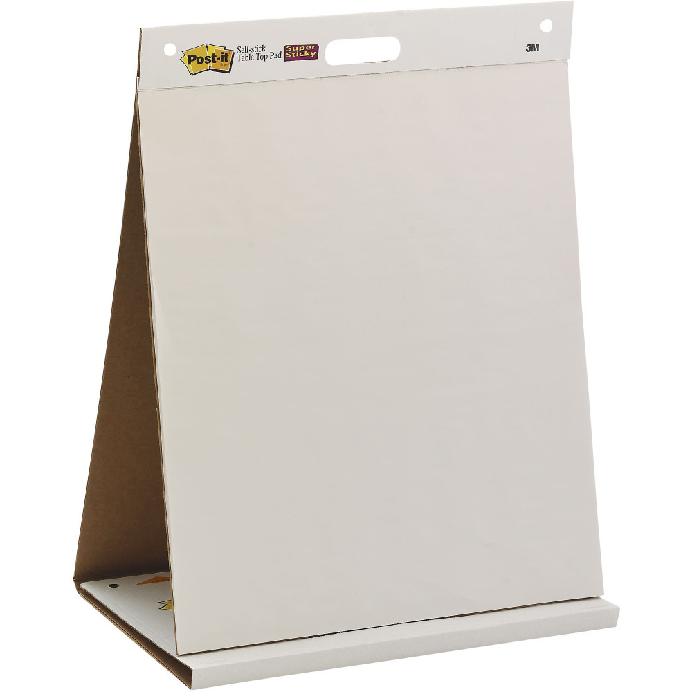 POST-IT 563 TABLETOP EASEL PAD Super Sticky 508x584mm White