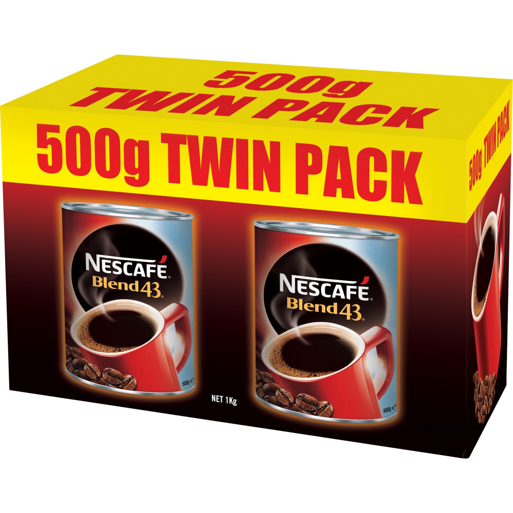 NESCAFE BLEND 43 COFFEE 500gm Twin Pack