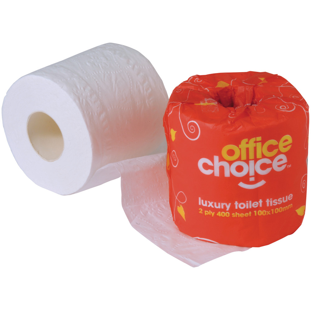 OFFICE CHOICE TOILET ROLLS Premium 2 ply 400 sheet - Toilet Paper