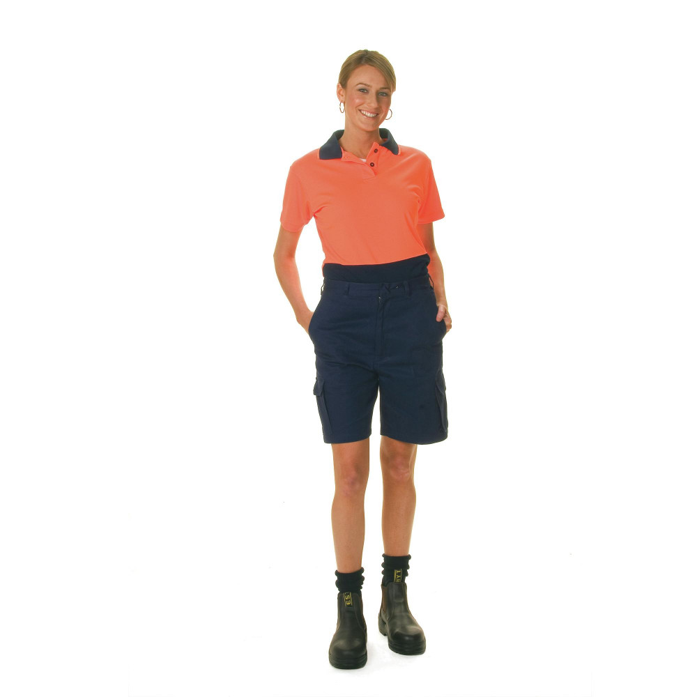 ZIONS 3897 SAFETY POLO SHIRT Two Tone Ladies Short Sleeve