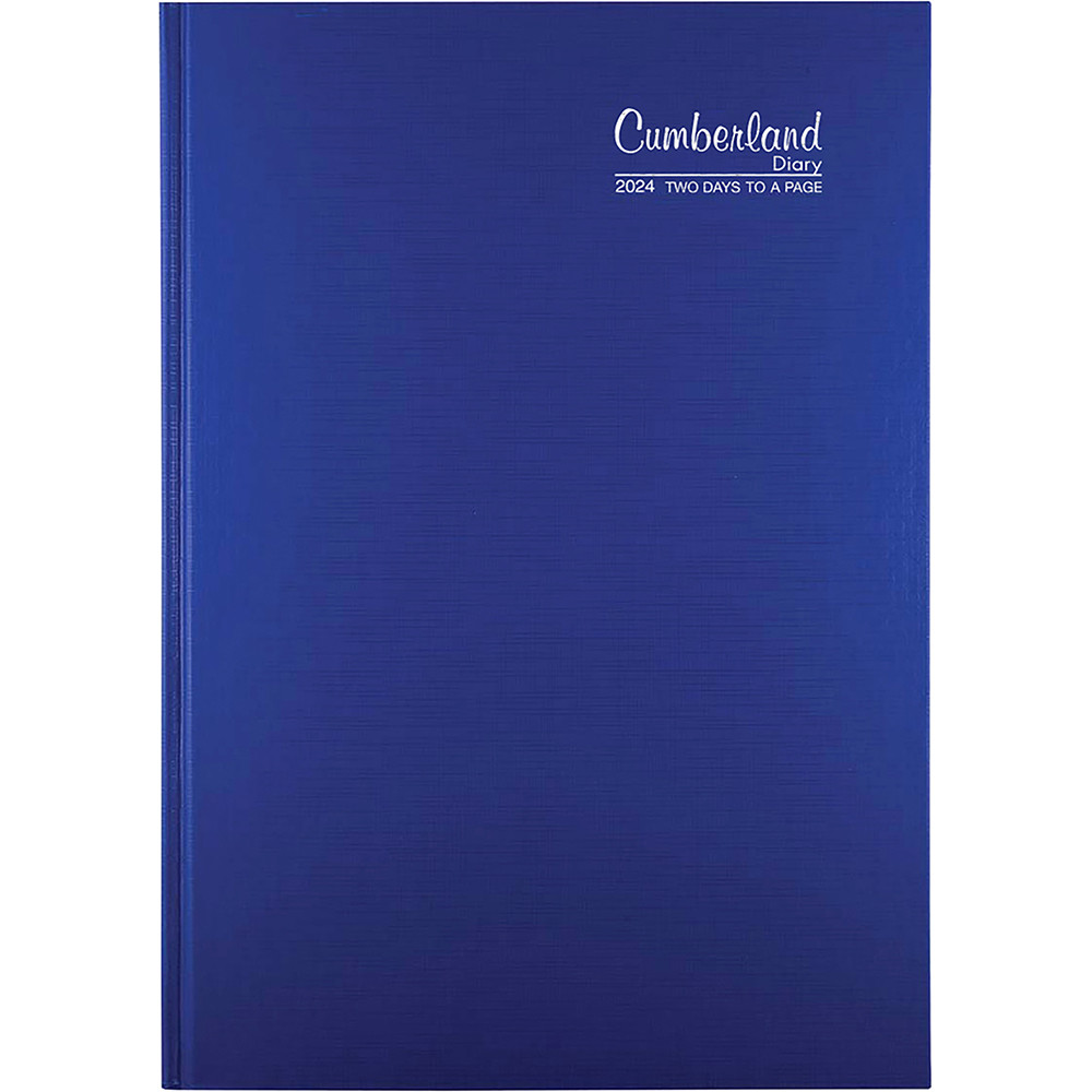 CUMBERLAND PREMIUM CASEBOUND A4 2 days to a page 1Hr Blue