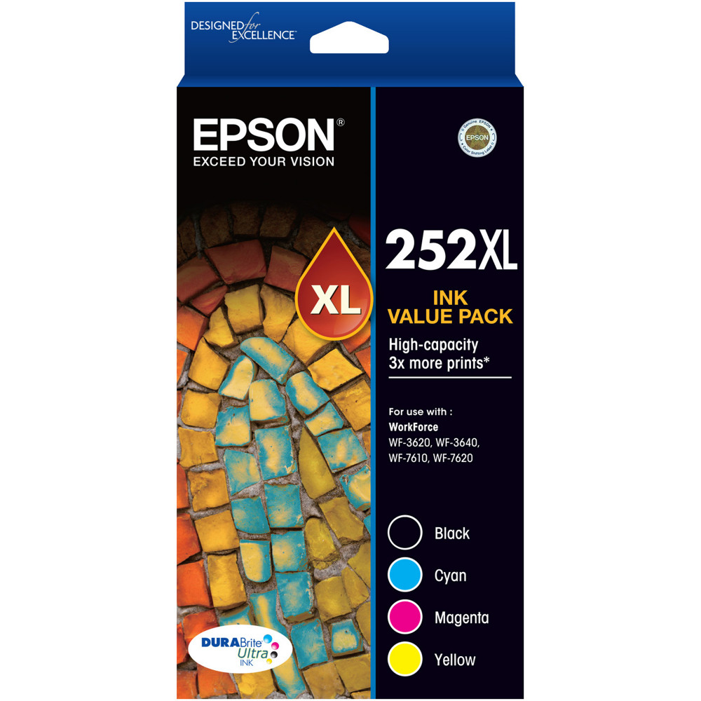 EPSON HIGH CAPACITY VALUE INK Value Pack - 4 colours 