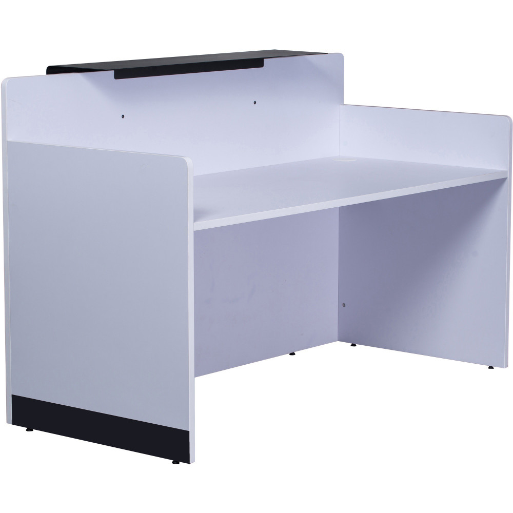 Rapid Span Reception Counter Brilliant White Only 1800mm W x 800mm D Worksurface