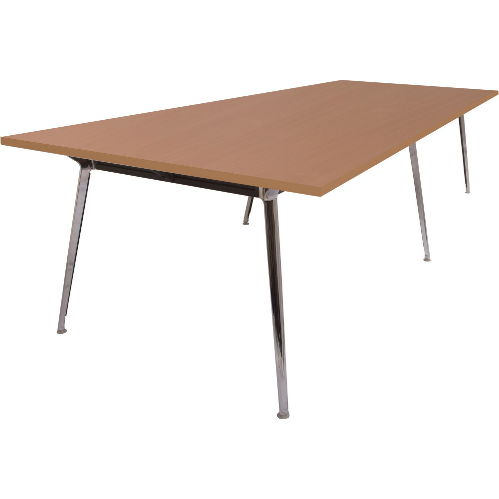 Rapid Air Boardroom Table 2 Piece Beech top Double Stage 3200mm x 1200mm x 750mm H