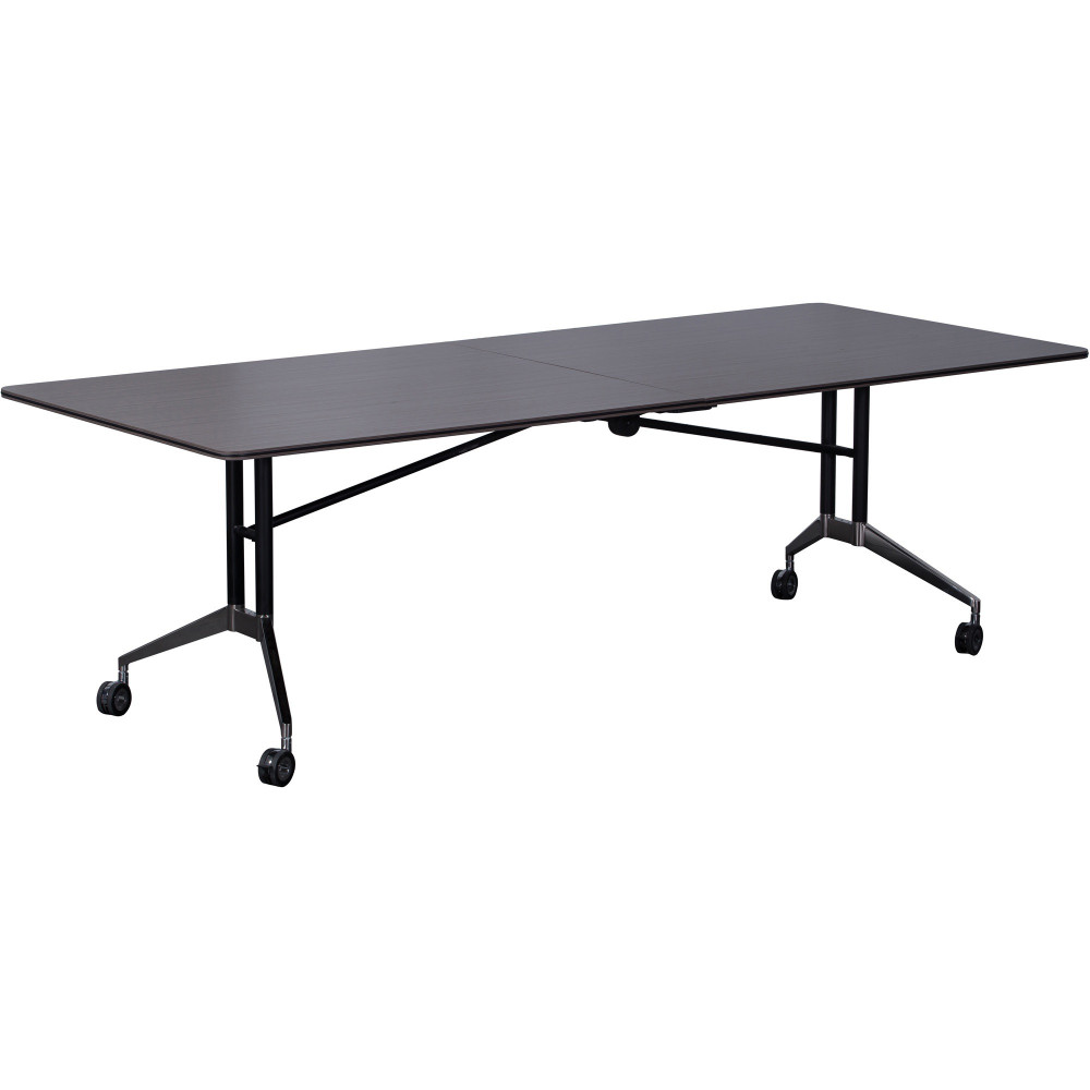 Rapid Edge Folding Boardroom Table-Includes 2 x Table Links 2400mm W x 1000mm D x 743mm H