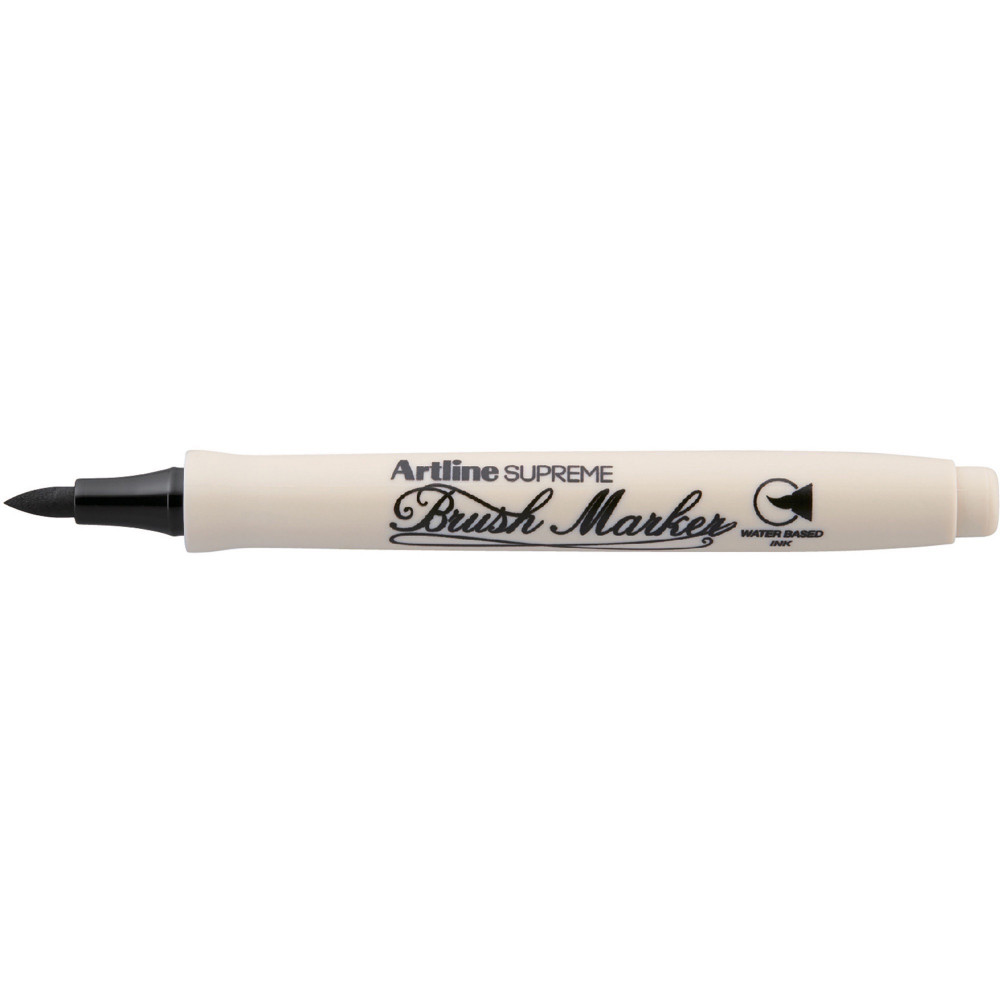 Artline Supreme Brush Marker Black
