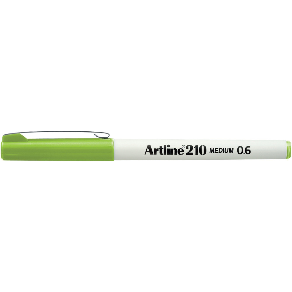 Artline 210 0.6mm Fineliner Pen Lime Green 