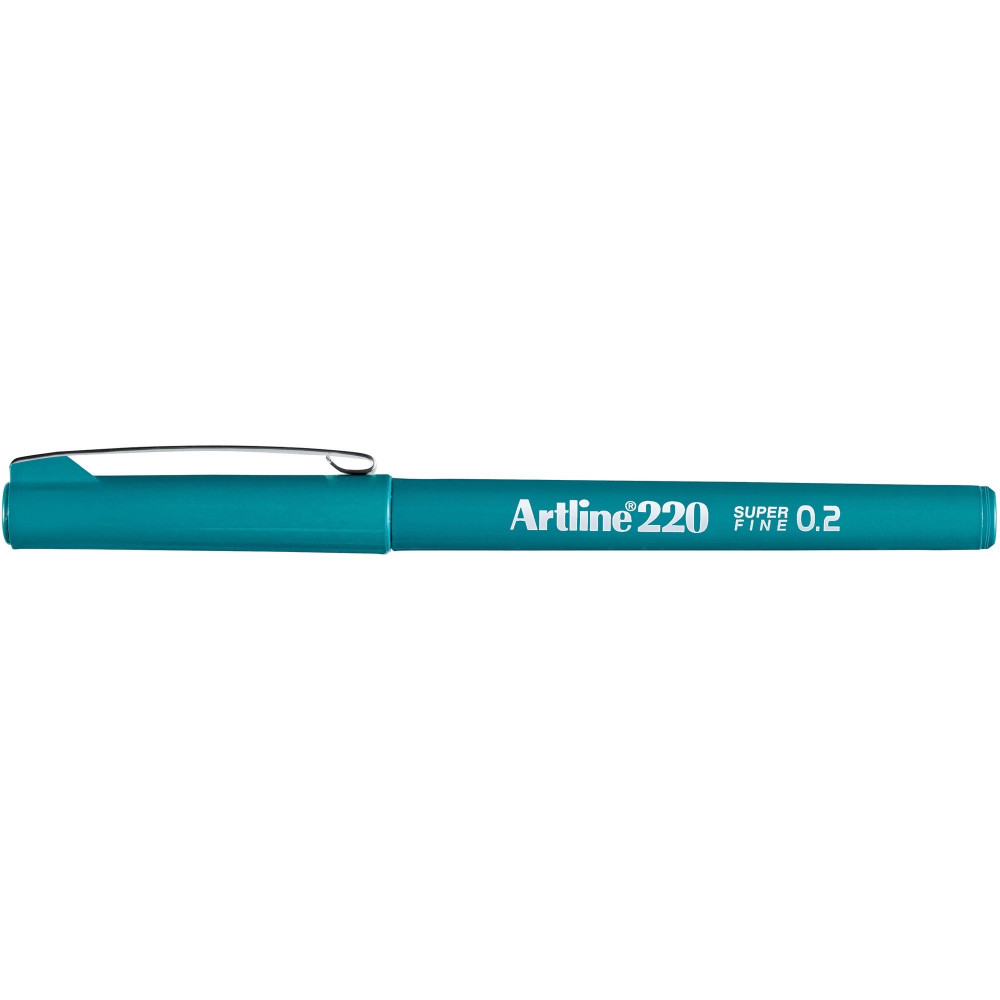 Artline 220 0.2mm Fineliner Pen Dark Green BX12