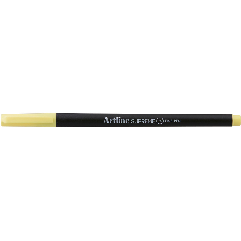Artline Supreme 0.4mm Fineliner Pastel Yellow BX12