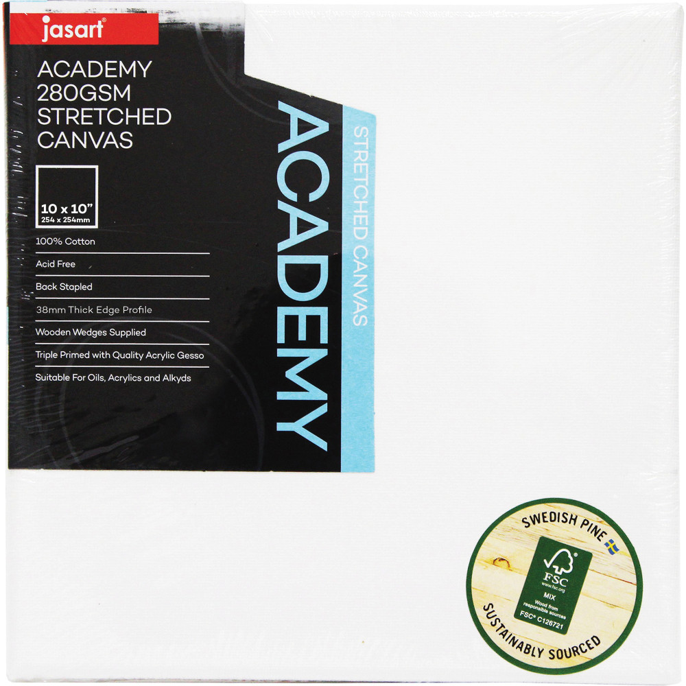 Jasart Academy Canvas 1/2 Inch 4 Thick Edge PACK OF 6