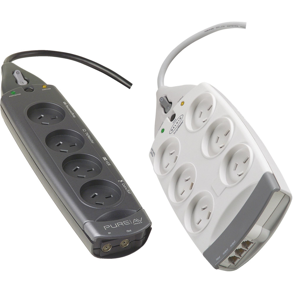 BELKIN SURGE PROTECTOR Essential Series 4-Way 2m Cord