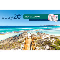 ESE-2C Wall Calendar Month To View 324X220Mm