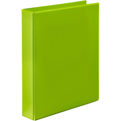 MARBIG CLEARVIEW INSERT BINDER A4 2D RING 25MM LIME