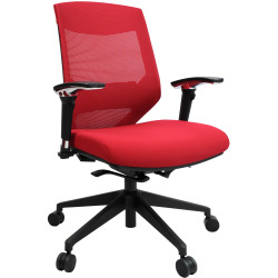Vogue Chair 625W x 590D x 950-1040mmH Red