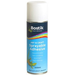 Bostik Spray Adhesive 350g Clear